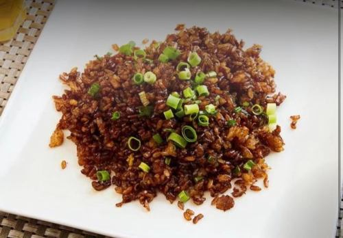 Special black fried rice