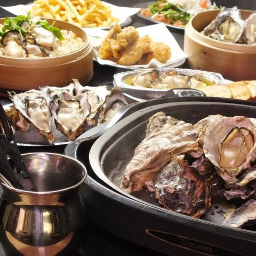 牡蠣食べ放題3980円から！