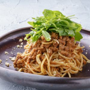 soy meat vegetable bolognese