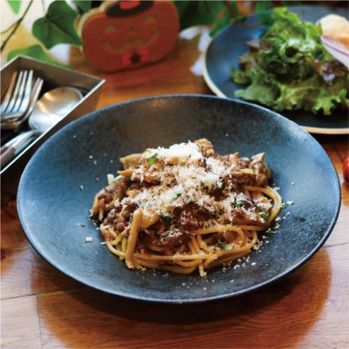 Monthly Lunch Pasta [Mushroom Bolognese]
