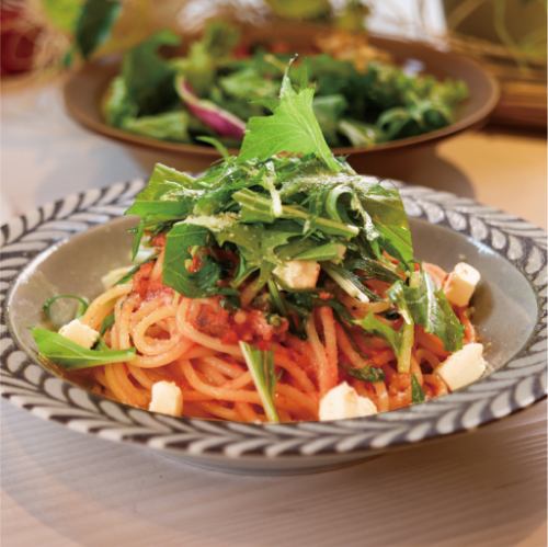 월별 런치 파스타 【살시차와 크림 치즈 파스타】