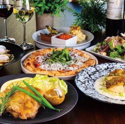 Enjoy the flavors of spring! We offer a standard plan that includes two main courses, pasta, and dessert.