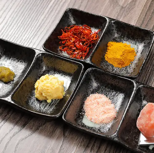 10種類以上の無料薬味