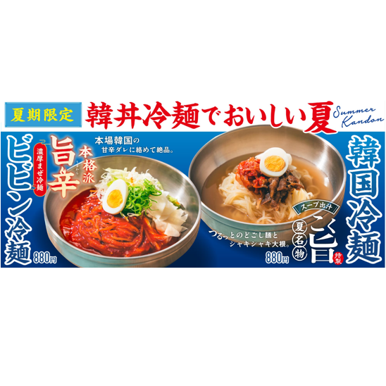 【夏季限定！夏の名物】こく旨特製スープ出汁 韓国冷麺