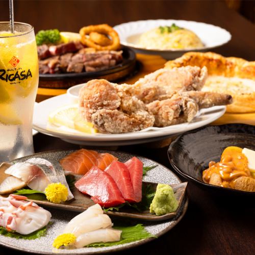 多彩な料理メニュー