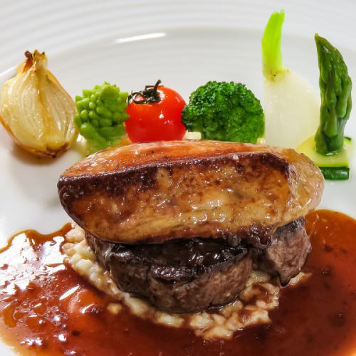 Rossini-style beef fillet and foie gras steak Reservation required