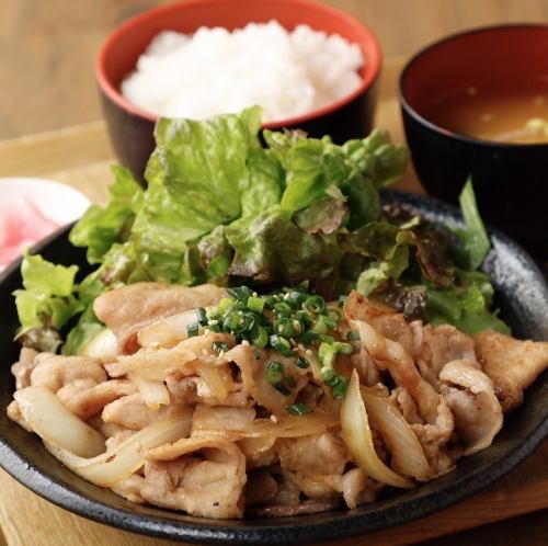 生姜焼き定食