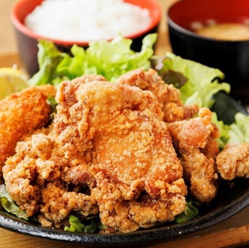 唐揚げ＆牡蠣フライセット