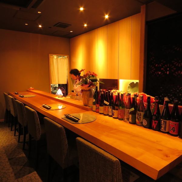 The 7-seat counter is a special seat where "chic" adults gather.One of the charms of Momogura is that the head chef uses seasonal ingredients to serve dishes that meet the needs of our customers! Please take this opportunity to visit us.