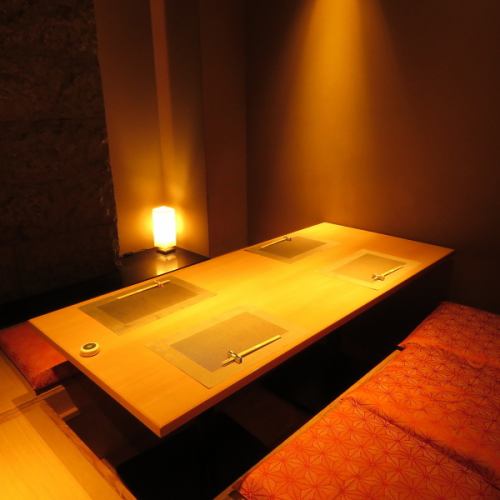 Fully private room with horigotatsu tatami room