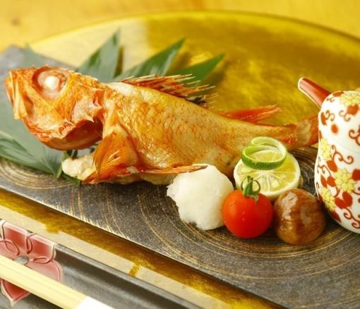 [Includes Kinki or Nodoguro, sea urchin roll] Luxury Mole Kaiseki course (120 minutes all-you-can-drink included) 8,000 yen (tax included)