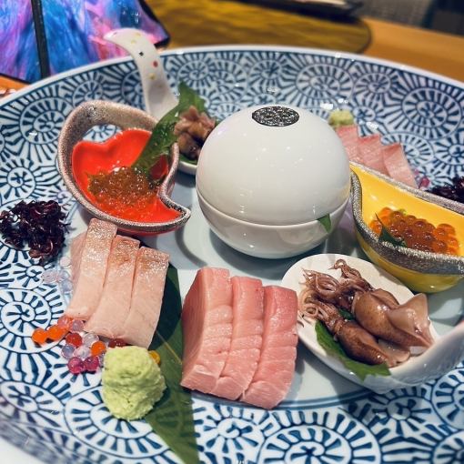 [Limited to Mondays to Thursdays (excluding the day before a public holiday)] Seasonal Kaiseki Course (with 120 minutes of all-you-can-drink) 7000 yen (tax included) (excluding December, March, and April)