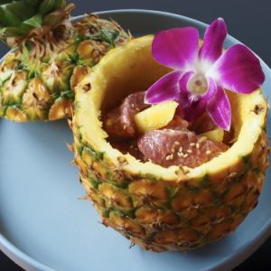 石垣牛の丸ごとパインマリネ