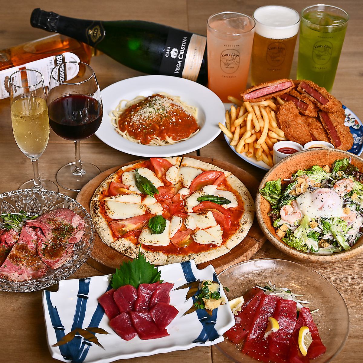 3000円台の飲み放題コースをはじめ、様々なプランをご用意！