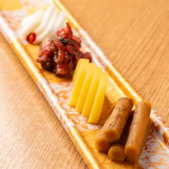 お漬物盛り合わせ