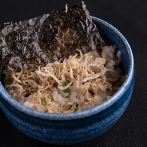 ガーリックライス(汁物、漬物)