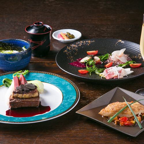 アラカルト料理にもシェフのこだわりが光る◎『活伊勢海老』の鉄板焼き