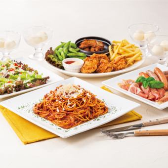 飲み放題付★カラオケ3時間＋お料理5品《お気軽コース》3,500円