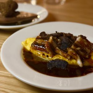 穴子のトリュフオムレツ