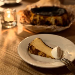 バスクチーズケーキ　トンカ豆
