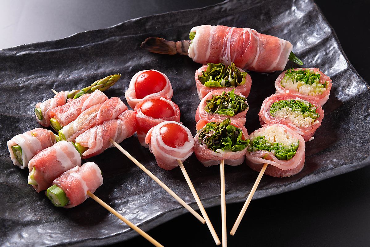 请享用我们推荐的烤串。