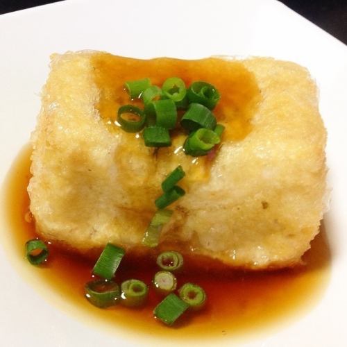 Fried tofu with ponzu sauce