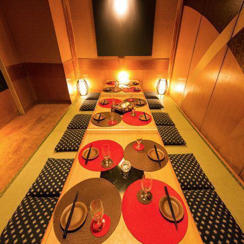 간접 조명이 멋지고 ◎ 파고 고타츠로 느긋하게 즐길 수 있습니다 ♪