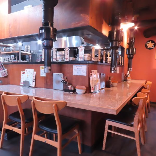Our restaurant also has counter seats, so even if you are alone, you can feel free to visit us.Please feel free to come by♪