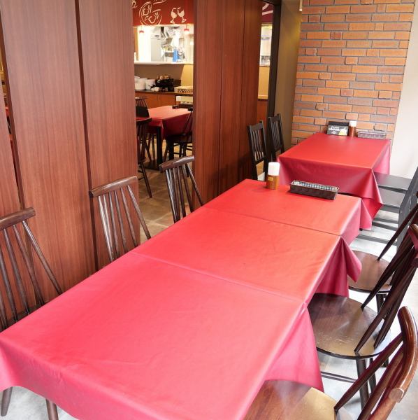 16名様までOKの半個室はプライベート感満載で周りを気にせずゆったりとお過ごしいただけます◎落ち着いた空間で、各種宴会や女子会、お子様連れにもオススメのお席です◎また安心してお食事をお楽しみ頂けるようスタッフの検温やマスク着用はもちろん、店内各所の消毒や十分な換気など感染症対策も徹底しております！