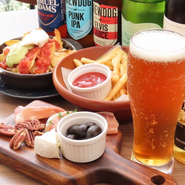 You can enjoy bar time with craft beer and exquisite food ☆