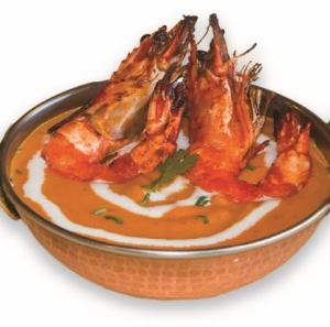 Butter shrimp masala curry