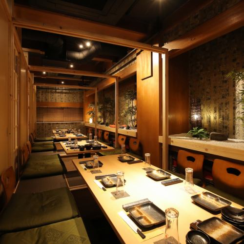 Private room seats are available! You can enjoy without worrying about the surroundings ♪