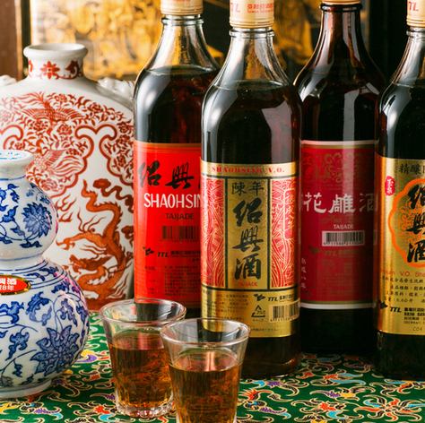 屋台小皿料理を紹興酒で♪
