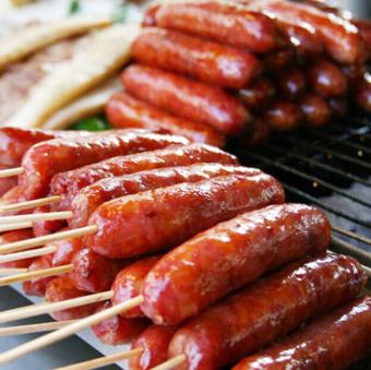 台湾串焼き腸詰 1本
