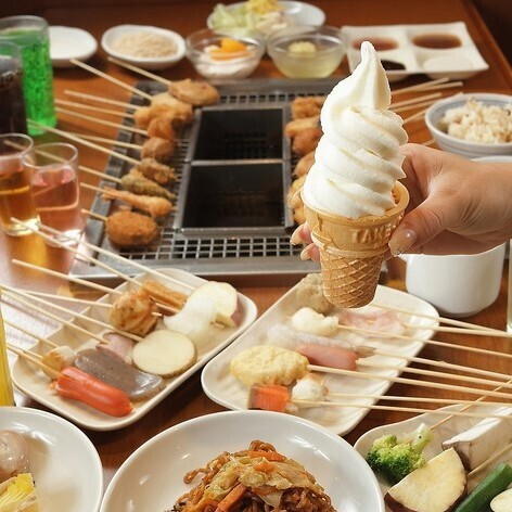 好きなだけ♪揚げたて串揚げをビュッフェスタイルで満喫！