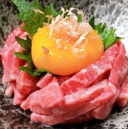 [Our best dish] Miyazaki beef yukke with concentrated flavor