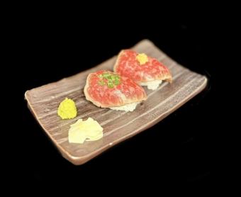 和牛の握り(ハーフ)