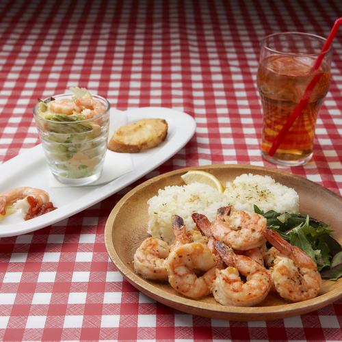 [Lunch set♪] Shrimp wagon set