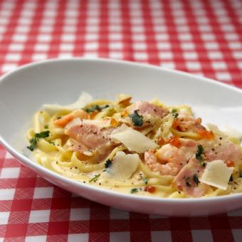 Shrimp Carbonara