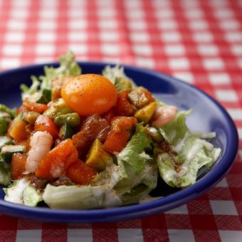 Shrimp and Salmon Poke