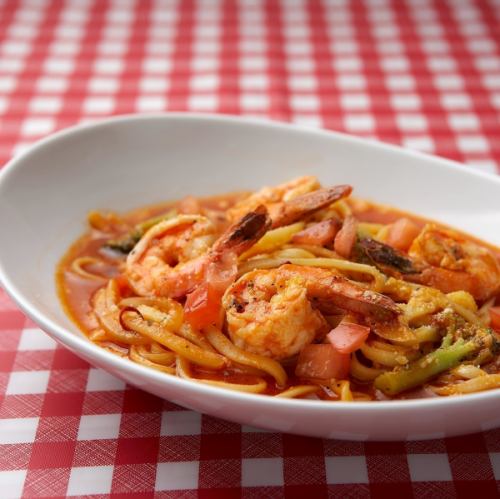 Shrimp Tomato Pasta