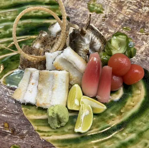 穴子白焼(骨煎餅付)