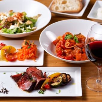 【飲み放題付き】当店おすすめ「スタンダードコース」おひとり様1皿ずつのご提供◆7700円(税込)