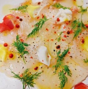 鮮魚のカルパッチョ