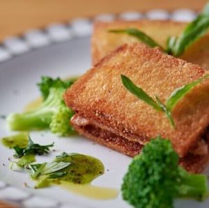 洋風アジフライ バジルの香り