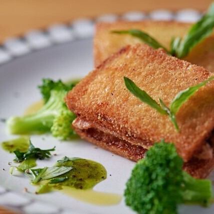 洋風アジフライ バジルの香り