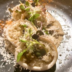 洋風イカめし~栗とポルチーニのクリームソース~