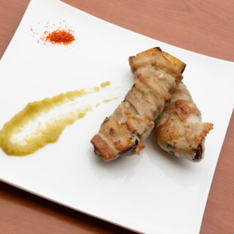 茄子の肉巻き