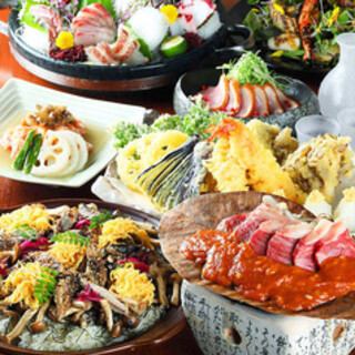 【忘年会】2時間飲み放題付<全9品>「牡丹-botan-コース」 6000円（税込）｜飲み会 宴会 接待