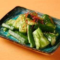 Pork cucumber